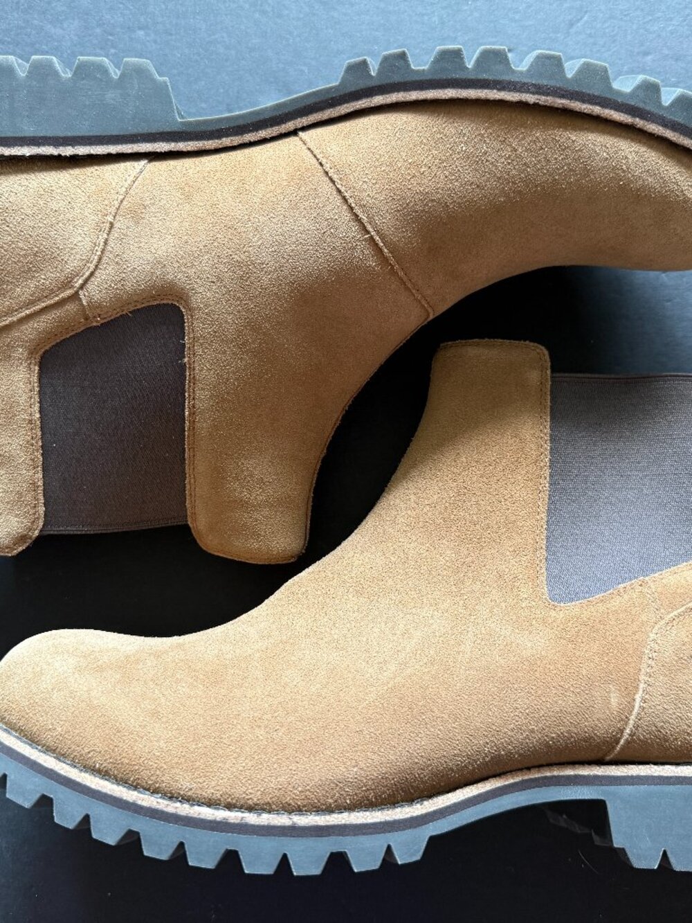 Men's Chaco Waterproof Fields Suede Chelsea Boots - Size 11.5 (MAPLE BROWN)